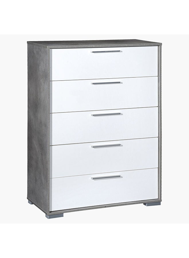 Home Box خزانة باتارا ذات 5 أدراج 80x111.5x39 سم  - Image 2