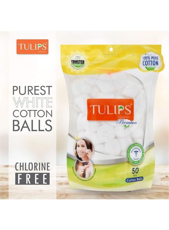 Tulips Premium Cotton Ball Pack Of 5 - Image 3