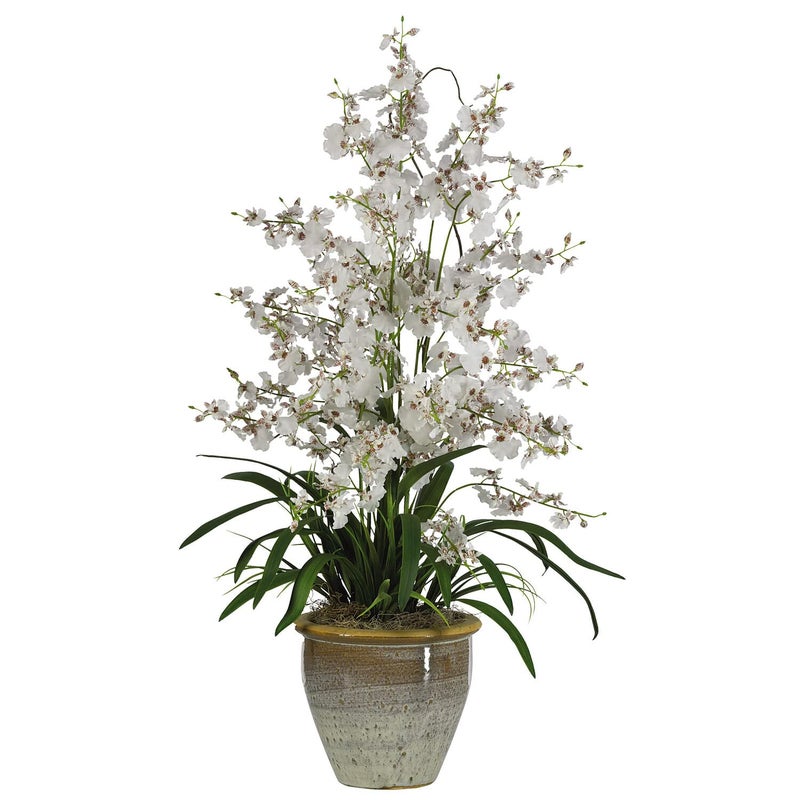 Nearly Natural Triple Dancing Lady Silk Flower Arrangement - Image 1