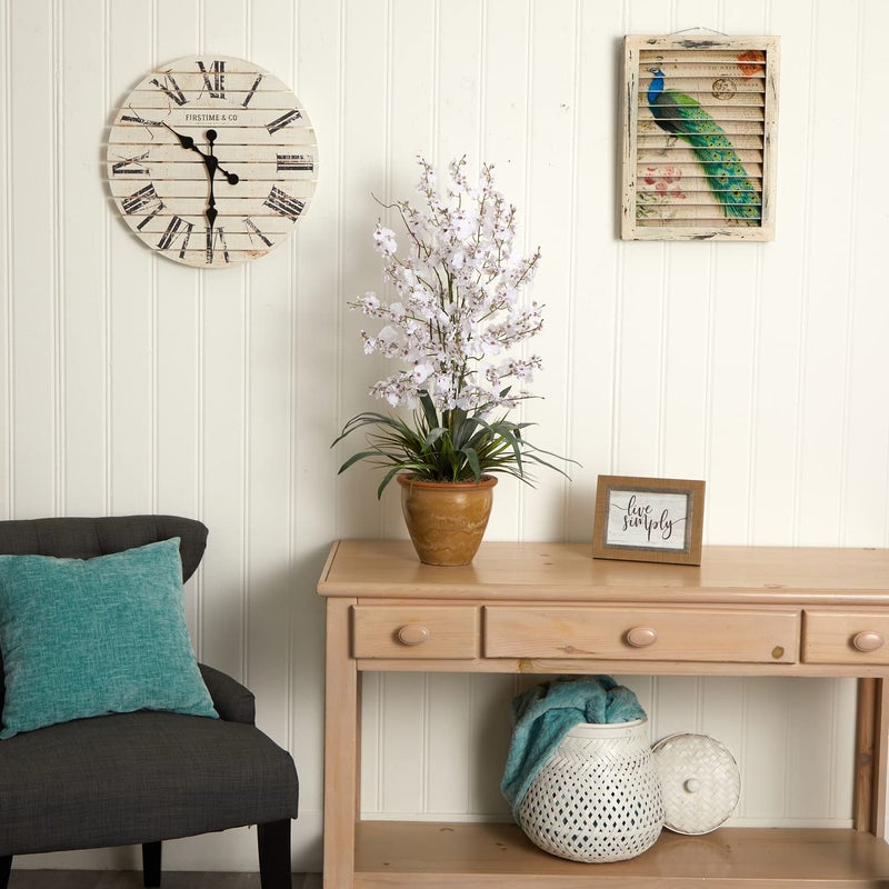 Nearly Natural Triple Dancing Lady Silk Flower Arrangement - Image 3