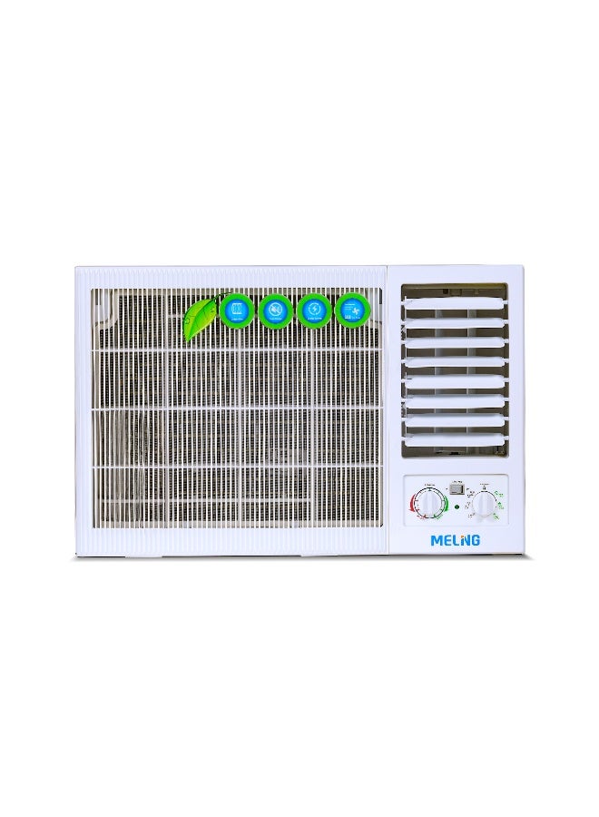 Meling Window Air Conditioner, 17200 BTU, 1.43 Ton, Hot/Cold - MWAC-18CH - Image 1