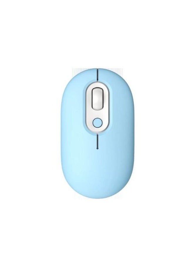 Terabyte Wireless Bluetooth + 2.4G Dual-mode Rechargeable LED Optical Mouse - Blue - Image 1