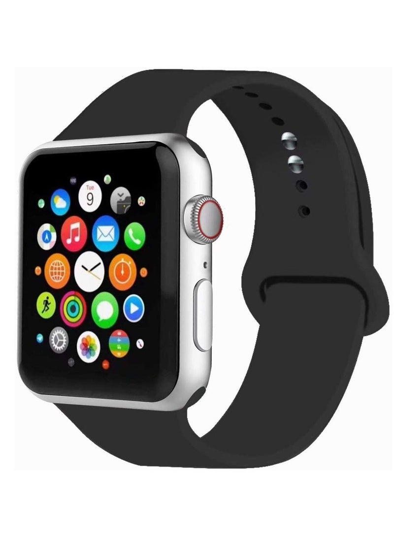 Silicone Watch Band 200mm Length for Apple iWatch 7 41mm