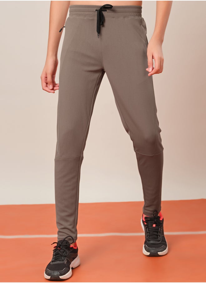 Technosport Solid Drawstring Waistband Track Pants  - Image 2