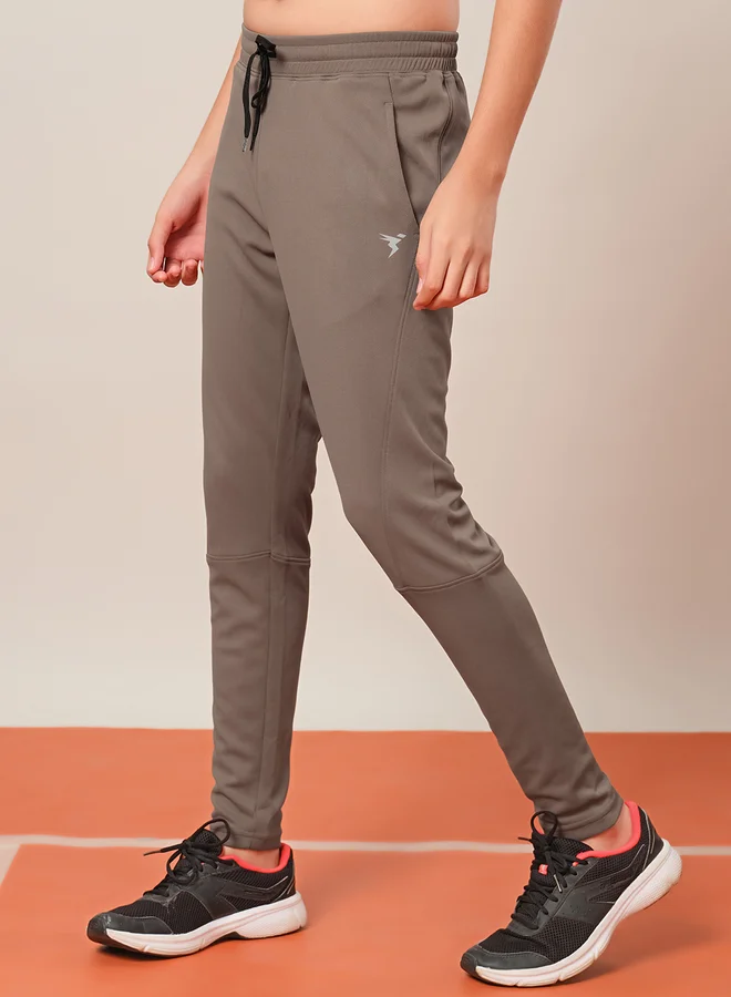 Technosport Solid Drawstring Waistband Track Pants