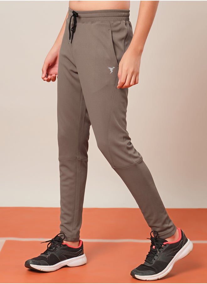 Technosport Solid Drawstring Waistband Track Pants  - Image 3
