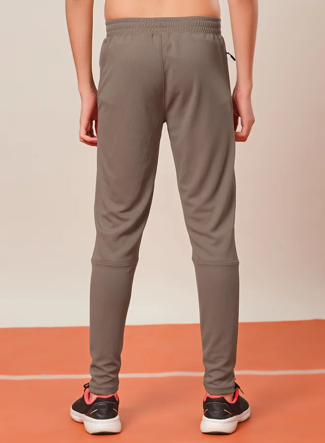 Technosport Solid Drawstring Waistband Track Pants