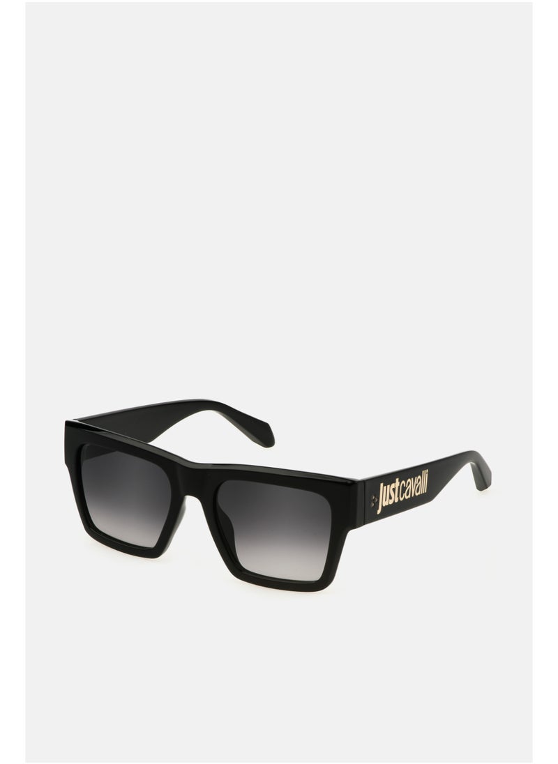 Just Cavalli Unisex Square Shape   Sunglasses SJC038 540Z42 - Lens Size: 54 Mm - Total Shiny Black  - Image 1