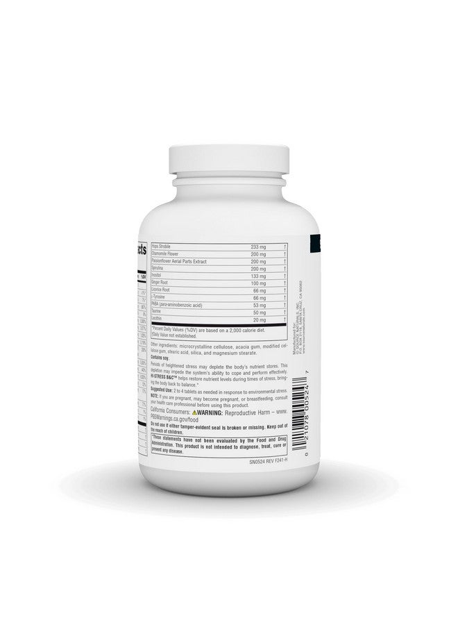 Source Naturals Hi-Stress B&C with Herbs - 120 Tablets - Image 3