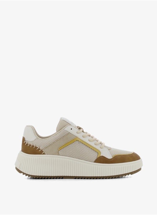 SJ Women's Colourblock Lace-Up Sneakers  - Image 2