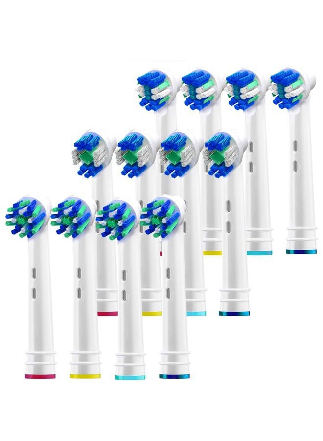 Pearl Enterprises Oral B Braun Compatible Replacement Brush Heads - Pack Of 12 Electric Toothbrush Assorted Heads - Try Them All You'll Find Your Favorite - Image 1