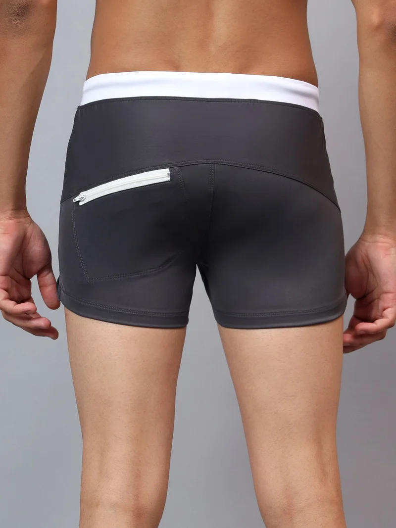 La Intimo Arctic Swim Trunks with contrast waistband and pocket details