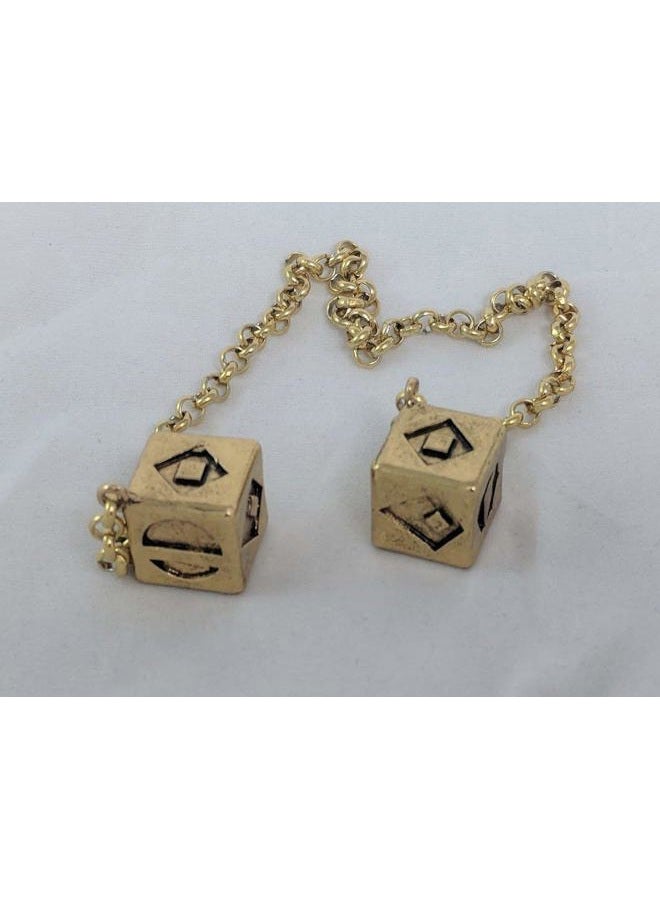 Custom 3d Stuff Antiqued Weathered Metal Han Solo Smuggler's Dice with box - Image 5