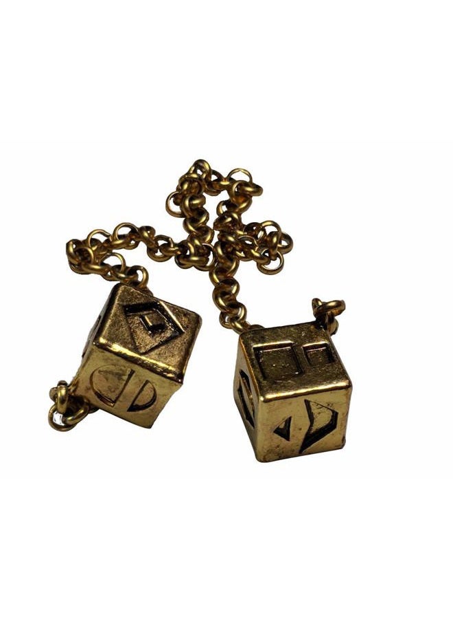 Custom 3d Stuff Antiqued Weathered Metal Han Solo Smuggler's Dice with box - Image 1