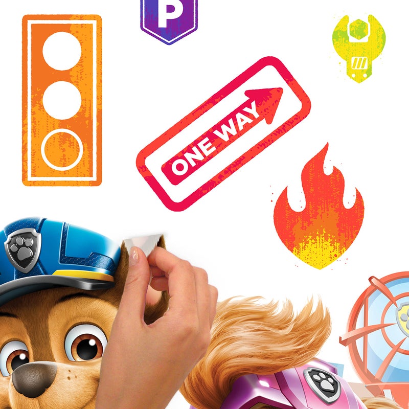 RoomMates RMK5122GM Paw Patrol Peel and Stick Giant Wall Decals with Alphabet for Personalization - Image 4
