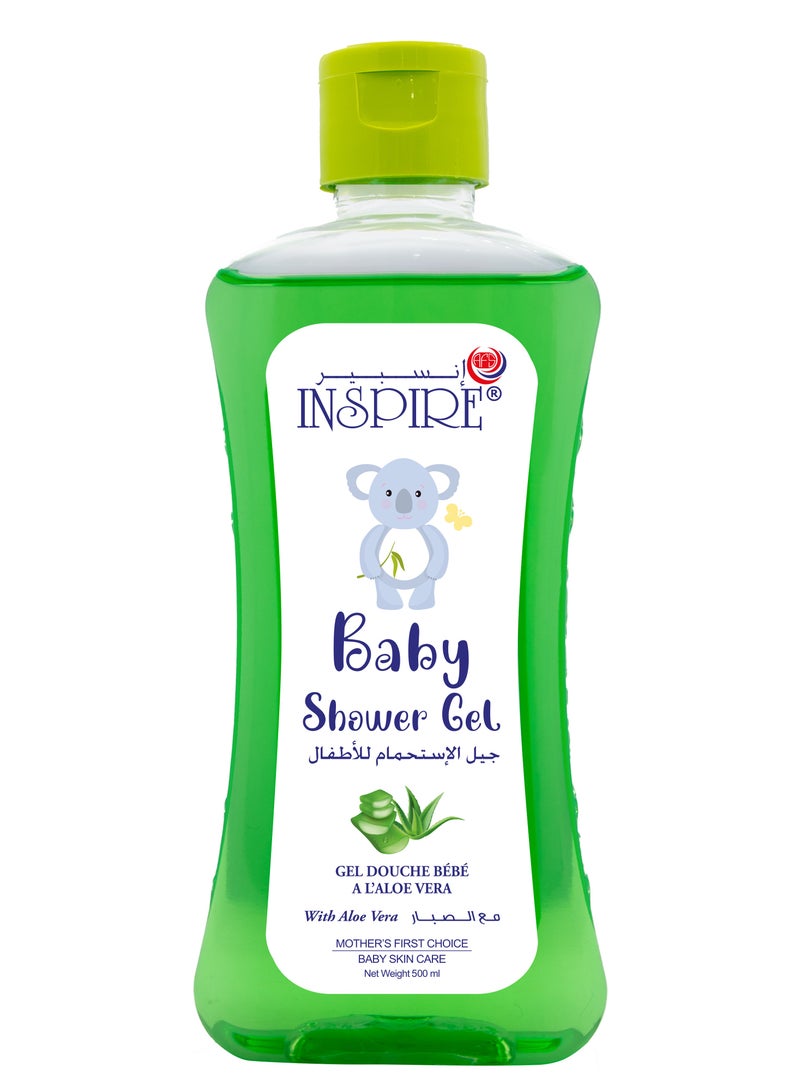 Inspire Aloe vera Inspire Baby Shower Gel 500ML - Image 1