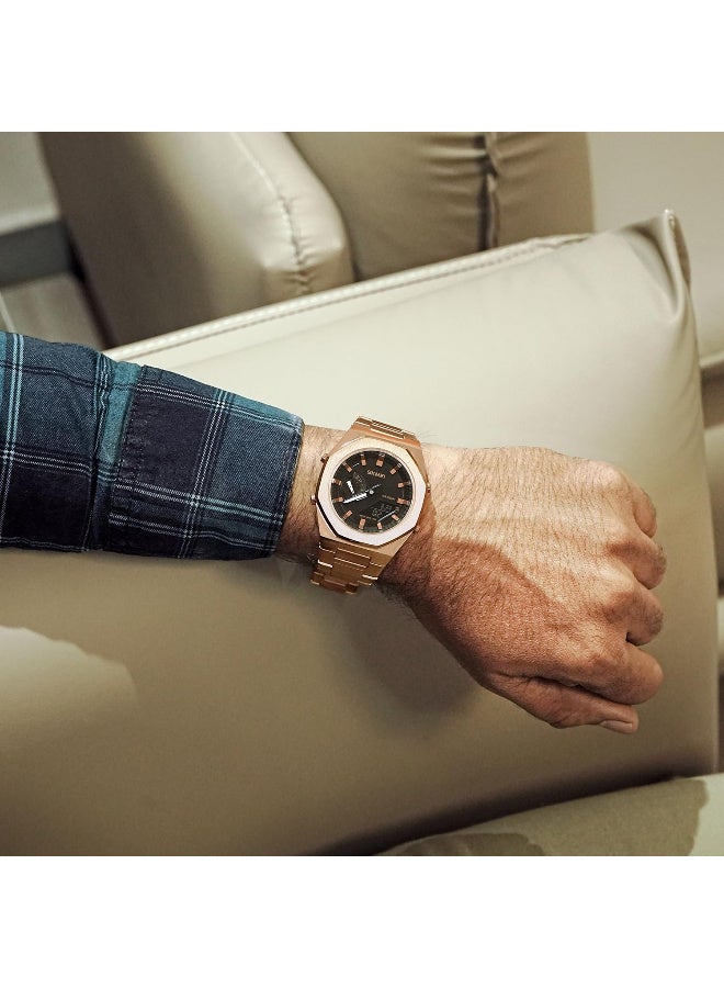 SKMEI Men Watch Dual-Display Electronic Watch with Luminous 30m Waterproof Watch Fashion multifunctional Sports Watch for Men- 1816 - Image 5