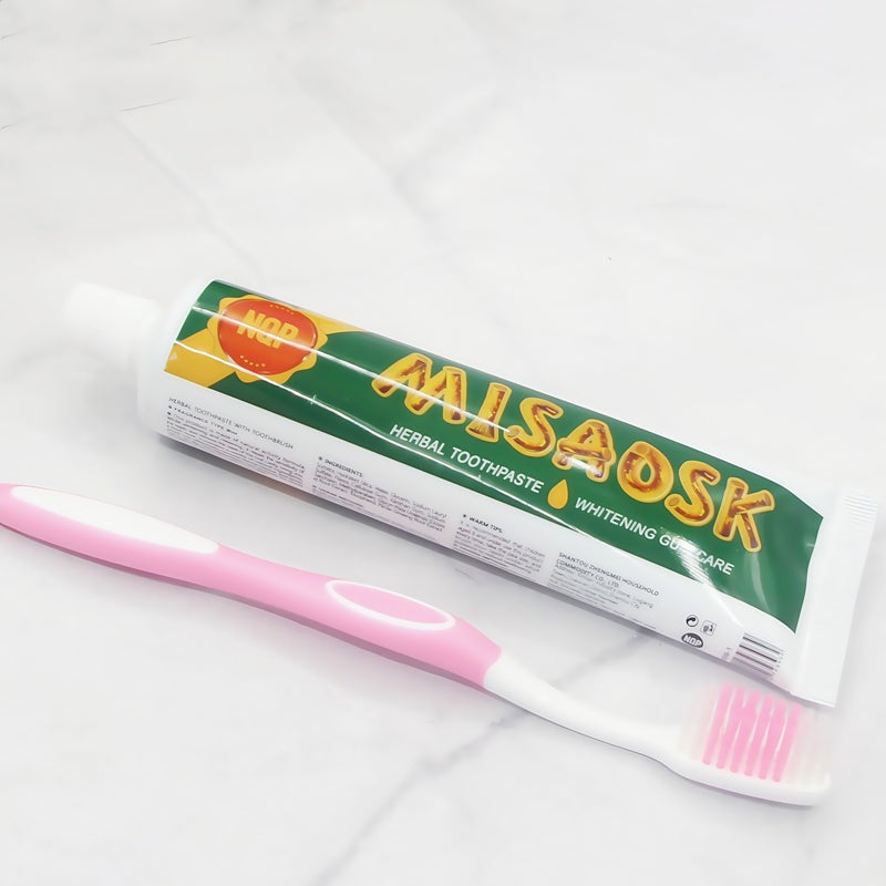 YASEEN Miswak Toothpaste with Mint - Natural Teeth Whitening & Stain Removal, 150g - Saudi  Arabia - Image 4