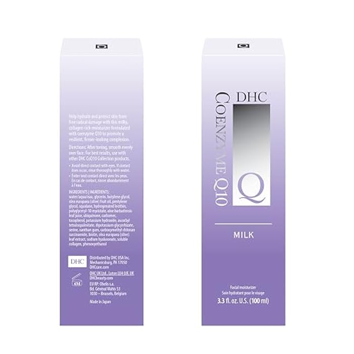 DHC CoQ10 Milk, Age-defying Facial Moisturizer, Lightweight, Daily Moisturizer, Youthful Appearance, Fragrance and Colorant free - Image 4