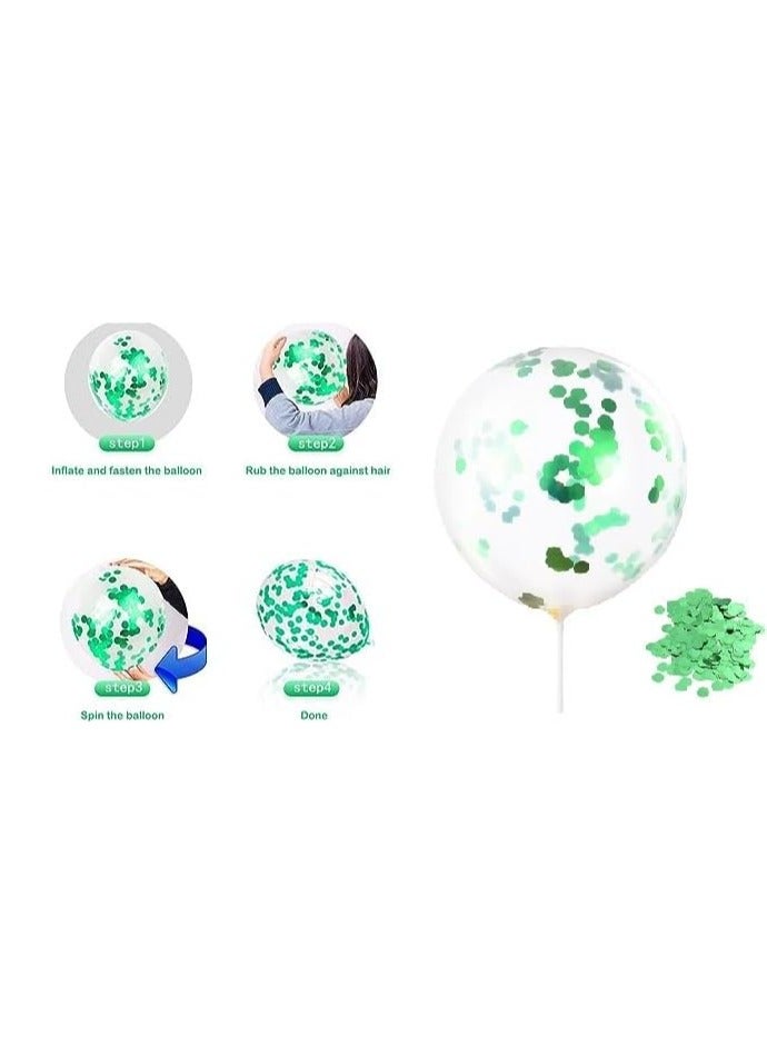 بوكسوودس 60 قطعة من البالونات المعدنية باللون الأسود والأرجواني والأخضر والكروم والقصاصات الورقية لتزيين حفلات أعياد الميلاد ذات الطابع الخارق في عيد الهالوين - Image 2