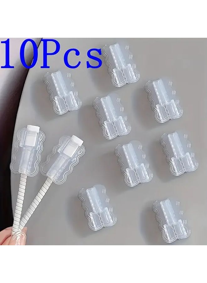 1 Pack Wave Cable Protector Set TPU Sleeve For Mobile Phone Data Cable Protection - Image 5