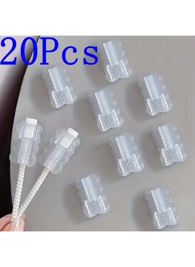 1 Pack Wave Cable Protector Set TPU Sleeve For Mobile Phone Data Cable Protection - Image 2