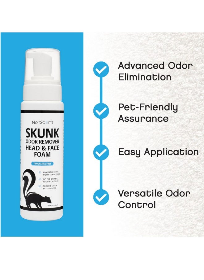 Skunk Odor Remover Head & Face Foam  Easily Eliminate Skunk Odor From Pets, Carpets, Clothing, ReadyToUse For Dogs, Cats, Home, Carpet, Car, Clothes  Fragrance Free Freshener - pzsku/ZF0B7AC1C50578C9BE0FCZ/45/_/1726222450/d62033fd-0bfd-4207-a689-adcef757652c