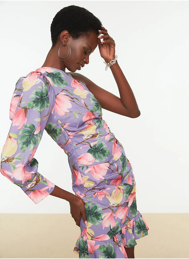 trendyol Multi Colored Floral Dress