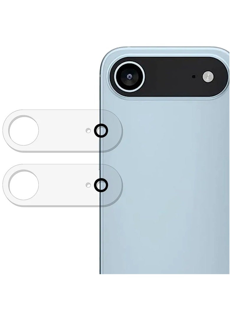 BlueFire iPhone 17 Air Camera Lens Protector, Full Coverage HD Tempered Glass Film, Anti-Scratch, Bubble-Free Easy Installation, Crystal Clear Protection for Camera Lens (Transparent) - Image 1