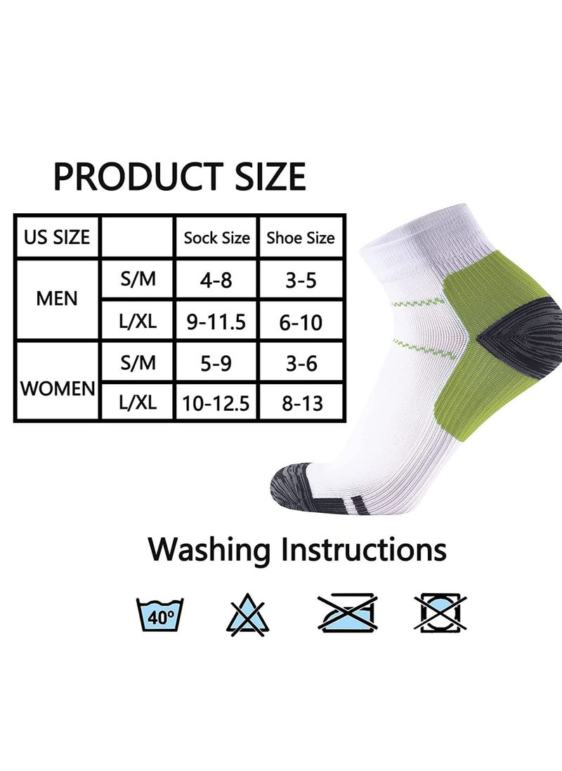 Excefore - Compression Socks, Plantar Fasciitis for Women, Circulation Arch Ankle Support, 15-20 mmHg Best Running Cycling, Nurses, Hiking - Image 1
