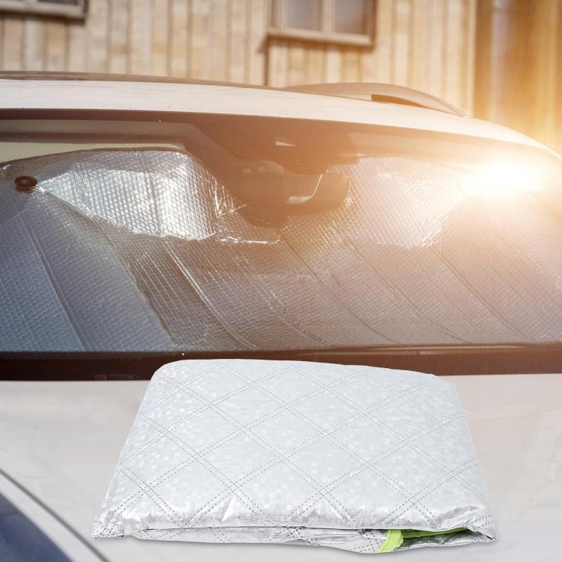 🚗 واقي شمس مغناطيسي سميك قابل للطي للسيارة لحماية الزجاج الأمامي من الحرارة والانعكاس - Image 3