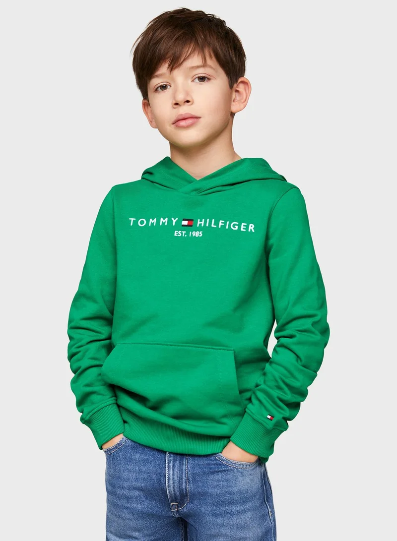 TOMMY HILFIGER Kids Logo Hoodie