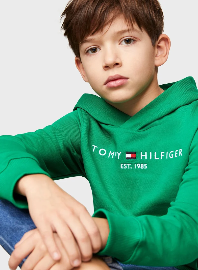 TOMMY HILFIGER Kids Logo Hoodie