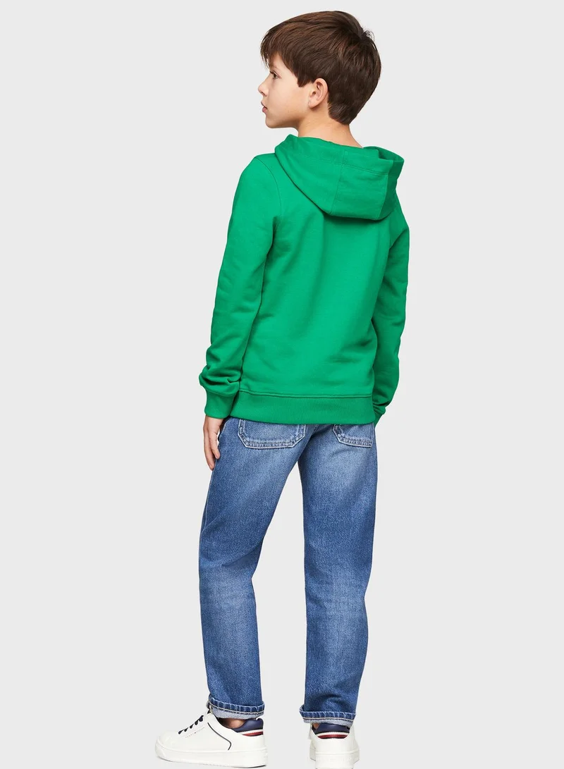 TOMMY HILFIGER Kids Logo Hoodie
