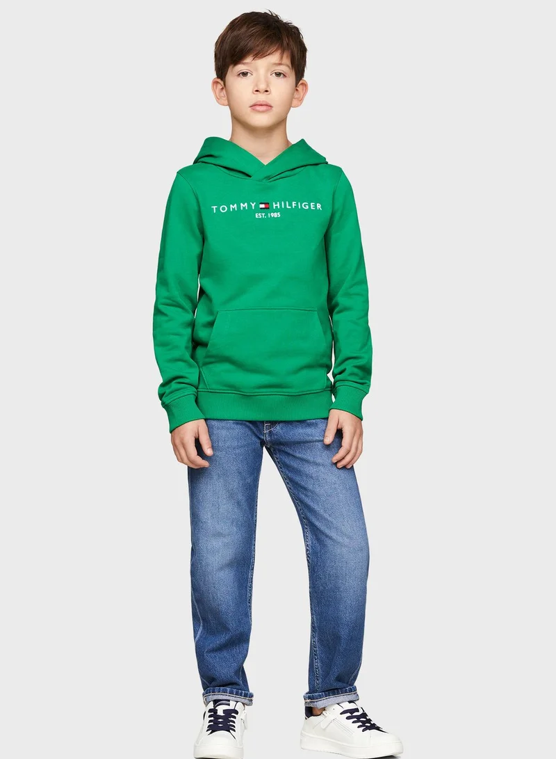 TOMMY HILFIGER Kids Logo Hoodie