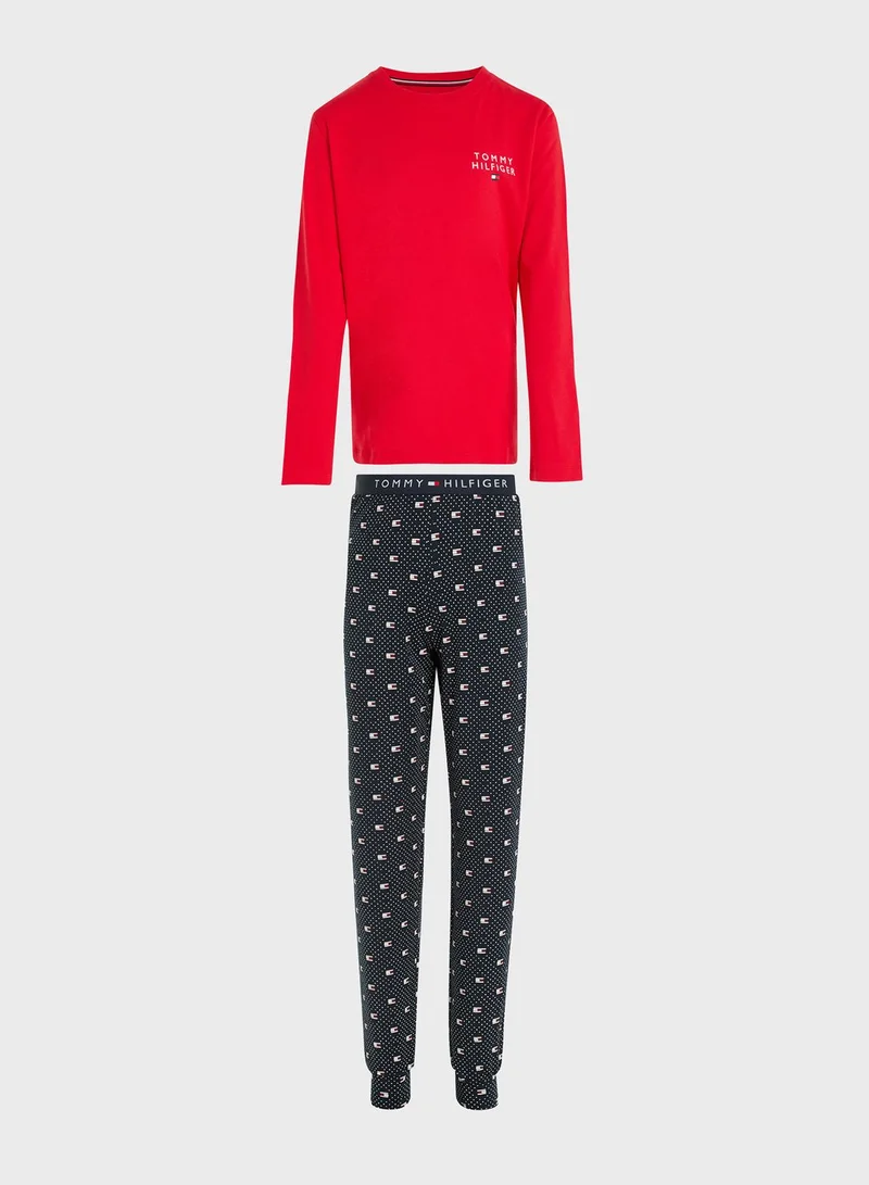 TOMMY HILFIGER Long Pants Pj Set