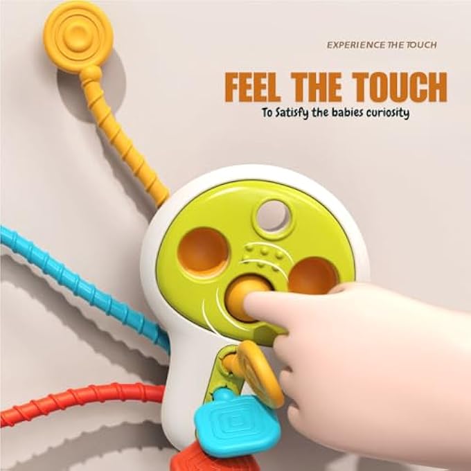 BABY FIDGET PUZZLE WITH POP IT, PULL KEYS, AND LEVELS - Image 3