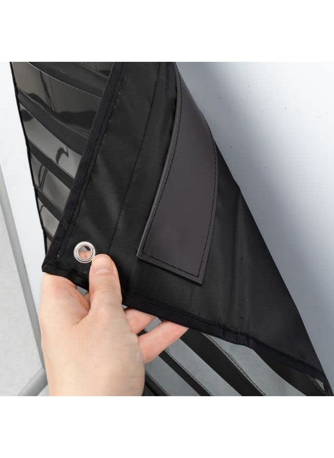 Really Good Stuff Large Rectangle Pocket Chart Black - 1 Pocket Chart  - Image 4