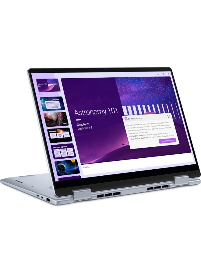 DELL Plus 2-in-1 Convertible (2026) Laptop - 2nd Series/ Intel Core Ultra 7-256V/ 14inch FHD+/ 1TB SSD/ 16GB RAM/ Shared Intel Arc 140v Graphics/ Windows 11 Home/ Touch Display / International Version PN579X DELL PEN  - [LDB04250-7137BLU-PUS] English Ice Blue - Image 2