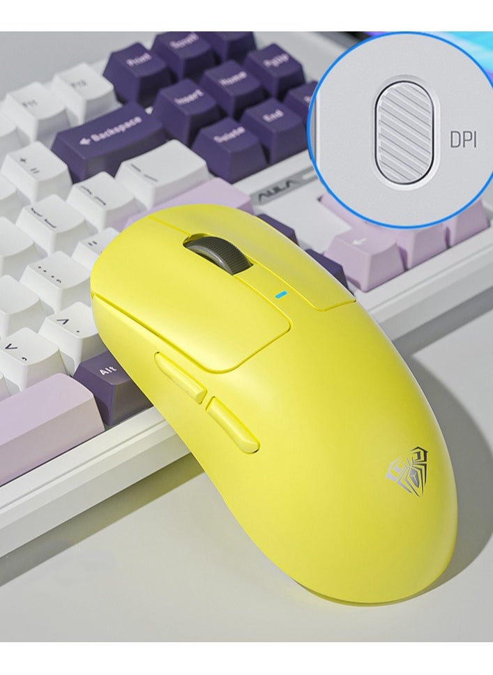 AULA - SC680 Superlight Wireless Gaming Mouse, Tri-Mode 2.4G/BT5.0/USB-C Gaming Mouse, 26000 DPI Rechargeable Wireless Mouse with 6 Programmable Buttons, Ergonomic Computer Mouse for Laptop/PC/Mac/Tablet - Image 1