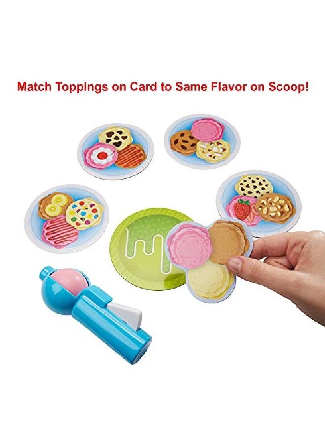 Mattel Games - Ice Cream Scoops Of Fun Kids Fisherprice Board Game With Cards Cups & Ice Cream Scooper Spinner Gift For Preschool Kids Ages 3 Years & Older - Image 1