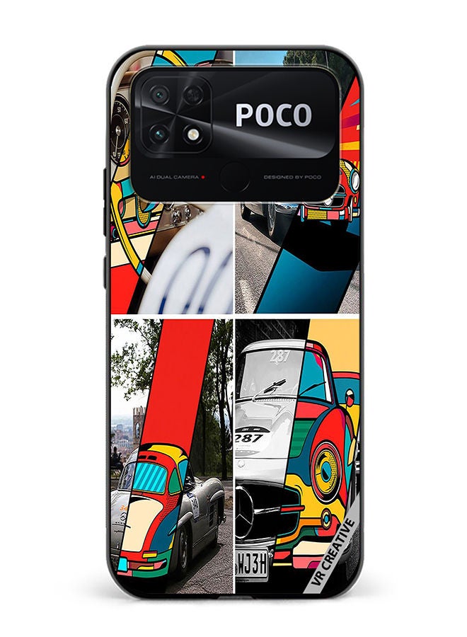 VR CREATIVE Protective Case Cover For Xiaomi Poco C40 Mercedes-Benz Design Multicolour - Image 1