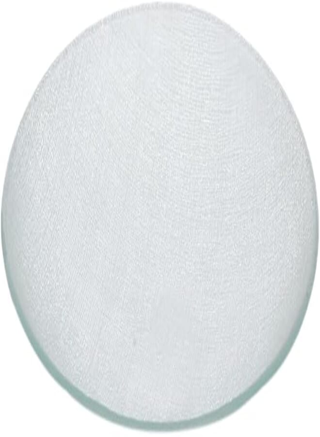 Rosa high quality glass bowl, 28cm - white spin