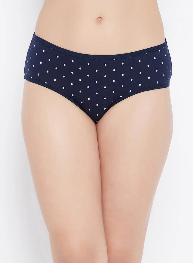 كلوفيا Mid Waist Polka Print Hipster Panty