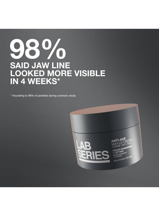 لاب سيريز كريم مرطب للوجه من ماكس إل إس مضاد للشيخوخة للعناية بالبشرة للرجال يقلل بشكل واضح من الخطوط الدقيقة والتجاعيد 1.69 أونصة سائلة - Image 2