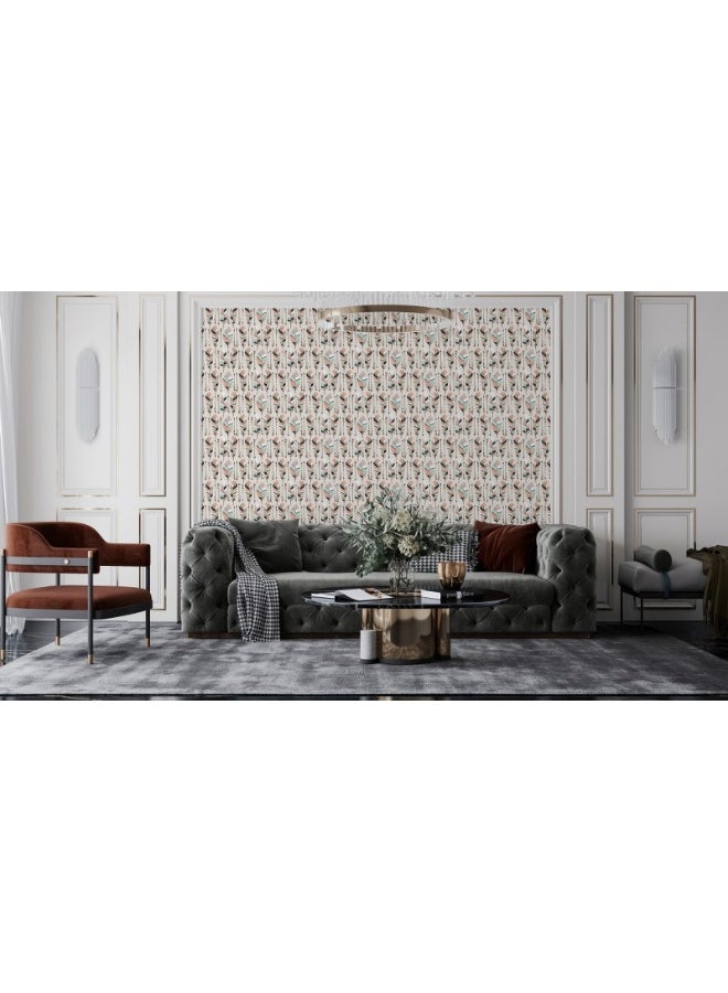 Home Gallery Boho Seamless Pattern With Arrows And Feathers Background
 Fabric Wallpaper Covers An Area ​​Up To 4.2Mx3M With Adhesive  And Smoothing Tool  - Image 4