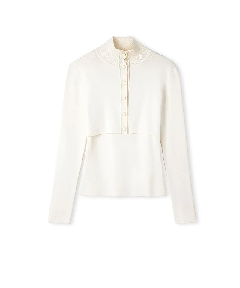 Ipekyol  Layered-Effect Knit Top for Women | Best Price UAE