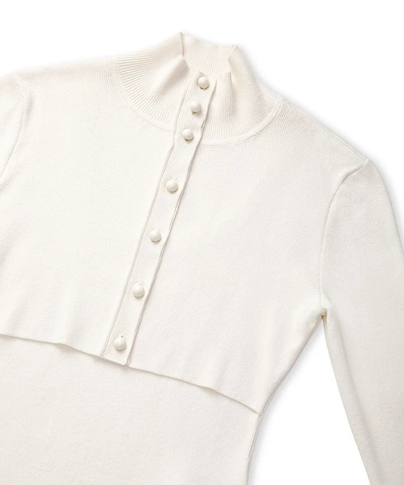 Ipekyol  Layered-Effect Knit Top for Women | Best Price UAE