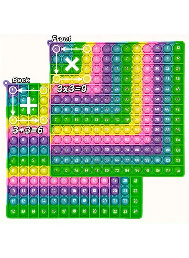 Legendstar 12x12 Math Learning Board Game Addition Multiplication Tables Educational Toy - Image 1