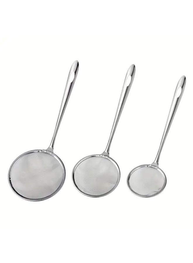 Stainless Steel Skimmer Spoon Model Strainer for Noodles Oil Fish - Image 5